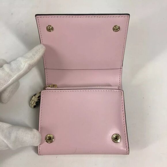 AUTHENTICITY GUARANTEED BVLGARI Serpenti Compact wallet Trifold wallet - Picture 7 of 16